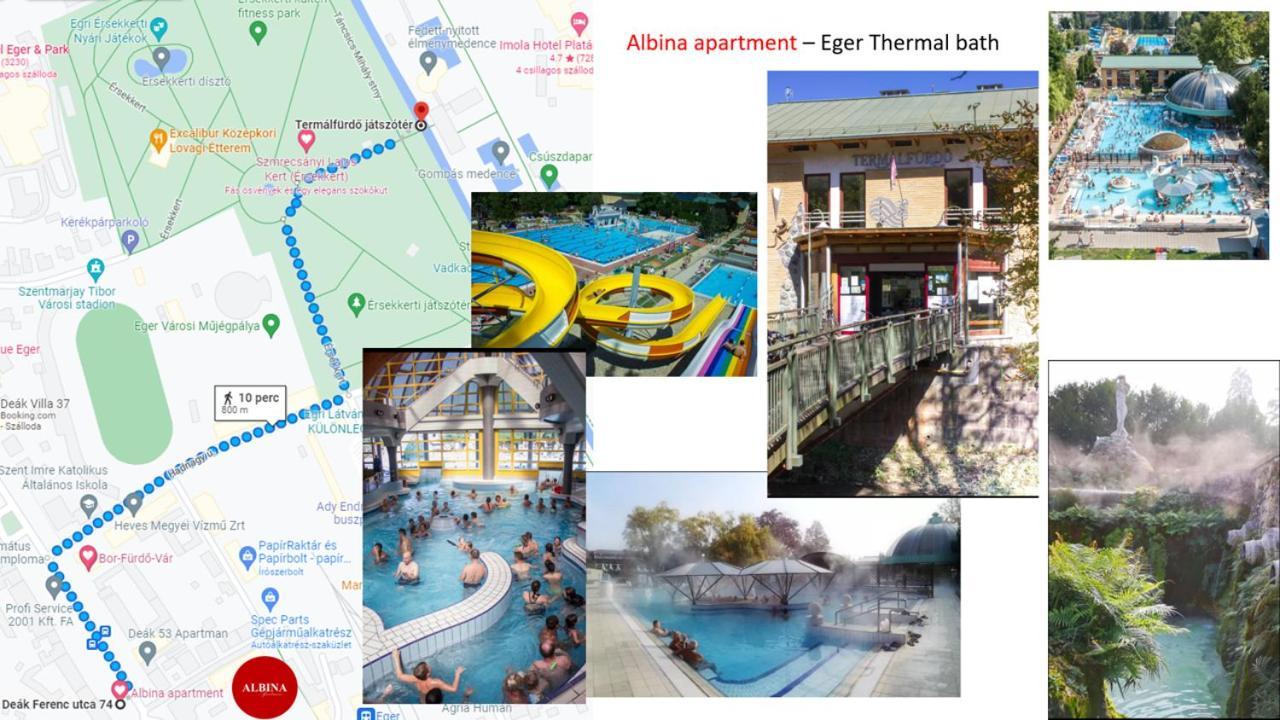 Albina Apartman Еґер Екстер'єр фото
