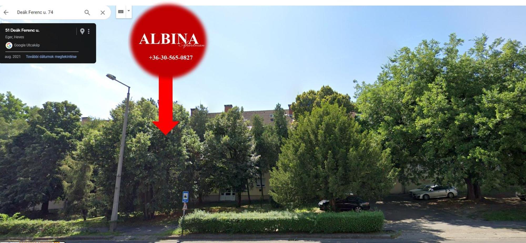 Albina Apartman Еґер Екстер'єр фото